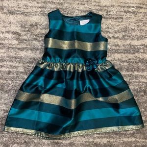 Green and Gold Dress